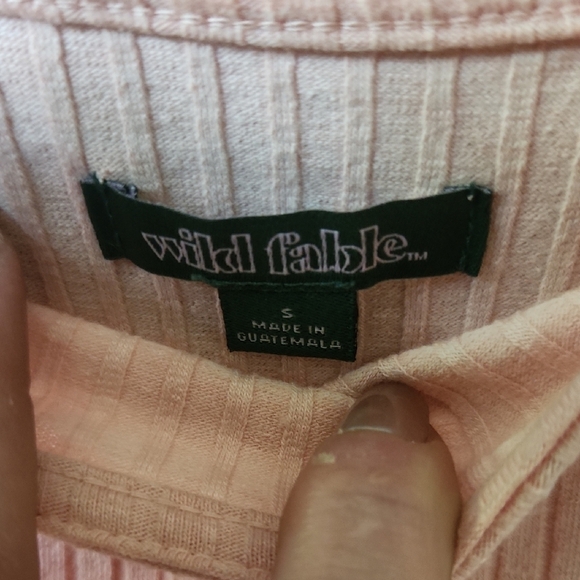 Wild Fable Pink Ribbed Bodycon Mini Dress - Picture 2 of 3